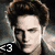 six distinct images featuring a person with brown hair, including close-ups and text overlays like 'Edward Cullen' and 'Twilight'