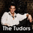 Pixelated image of a person in white karate uniform extending arm, with text 'The Tudors' below on dark background.