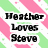 Pixelated text on a diagonal striped background with pink and green stripes, showing 'Weather Loves Steve', 'Forever and Always', and '12.21.07' in black font.
