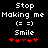Pixelated text and symbols on black background with red heart icons changing position across frames.
