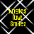 Yellow text reading 'Jingles JUNK Smilez' on a black background with white geometric lines, animated with shifting line patterns.