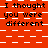 Red background with white checkered and striped patterns, repeated text "I thought you were different" in black pixelated font across multiple