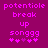 Pixelated text and symbols on a solid magenta background with two identical side-by-side layouts.