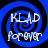 Four identical blue and black spiral icons with white text reading "KLED" and "forever" arranged in a