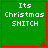 Green square with red border displays "Its Christmas SHITCH" text and animated red star at bottom-right corner.
