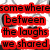 Red text on a white background with black and gray abstract shapes, displaying lines of romantic lyrics.