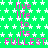 Green background with white star pattern, repeated pink text 'live life to its FULLEST' in three , static image