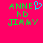 Green pixelated text 'ANNE ND JIMMY' on bright pink background with cyan heart symbol above 'ANNE'