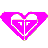 Five heart-shaped icons in pink, yellow, green, red, and brown arranged horizontally on a white background with no visible animation changes.