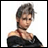 A 48x48 pixel buddy icon featuring a character with short gray hair and red eyes on the left, paired with stylized text reading "Anime IM" and "COM" on a black background to the right.