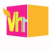 A static icon with a pink and yellow split background, featuring stylized letters 'VH' in gradient colors on the left side.