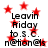 Red star shapes scattered across a white background with black text reading 'Leavin Friday to S.C. n@tion@ls' in four identical quadrants.