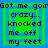Four identical pixelated display text within nested green and blue squares on a blue background