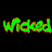 A 4-frame animated contact sheet showing green and red pixelated text on a black background with visible dithering effects.
