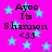 A static image with a bright pink background filled with light blue stars, displaying repeated text elements in black pixelated font.