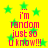 Yellow background with green stars and pink text reading "i'm random just so u know!!!" in four identical