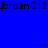 Blue background with repeated black text 'JordanaG13' and four star-shaped animations showing sequential dot patterns.