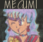 Five anime-style character portraits with stylized text labels above each, rendered in a pixelated, low-resolution style with visible color bleeding.