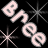 Animated contact sheet showing two frames of a pixelated 'B' and 'S' logo with starburst effects on black background.