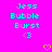 Pixelated cyan text on bright pink background reads "Jess Bubble Burst <3" with two yellow heart symbols below.