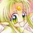 A 48x48 pixel buddy icon featuring a close-up of an anime-style character with blonde hair and green eyes on the left, paired with text reading "Anime IM" and "com" on a black background to the right.