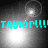 A four- of grayscale light bursts with cyan text reading "TAYLOR!!!" across the bottom, showing animation changes in circular lens flares