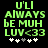 Green pixelated text on black background with white and gray plus signs below, showing two animation frames where the fourth plus sign changes from white to gray.