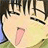 A 48x48 pixel animated contact sheet showing two frames of a Chobits anime character with an open mouth and text "Anime IM" on the right side.