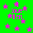Green background with pink stars and repeated 'I love Ben' text in pink pixelated font.