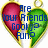 A broken heart-shaped pendant with red and green halves, yellow outline, blue text overlays reading 'Are Your Friends Cookey? Run?', 'Crazy? Unique?', 'You Haven't Seen Anything Yet', on white background.