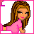 Animated contact sheet of a pixel-art cartoon character in pink clothing performing a stretching motion with visible text "69" and a purple star logo with the word "Sexy".