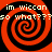 A 4-frame contact sheet of a pixelated animation featuring four identical red and black spiral patterns with overlaid text, arranged in a 2x2 grid on a transparent background.