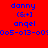 Blue pixelated text on red background displays 'danny', '(s+)', 'angel', and a numeric string in two identical side-by-side