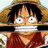 Pixelated character with straw hat and red shirt, mouth covered by white bandage, standing against black background with 'Anime IM' and 'c0m' text.