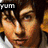 Four distinct character portraits arranged in a , each with unique facial features, clothing, and text overlays, rendered in pixelated style with warm and cool color tones