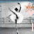 Animated icon of a dancer silhouette with pink text 'I love dance' over a blurred background.