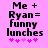 Pixelated text on pink background with two variations of star symbols below the text.
