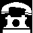 Black and white pixelated icon depicting a bell-shaped structure with rounded top, rectangular base, and central circular element.
