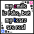 Pixel art contact sheet of six animated frames showing text with color-coded letters and changing corner squares.