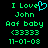 Green pixelated text on black background with a cyan heart symbol replacing the 'e' in 'Love' on the left side of the image.