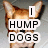 A pixelated dog with brown and white fur appears in a , showing text overlay on the left