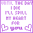 A 5x5 contact sheet of animated frames showing a pixelated purple text-based icon with the phrase "UNTIL THE DAY I DIE I'LL SPILL MY HEART FOR YOU" and heart symbols, displayed on a gray background.