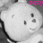 Four identical grayscale teddy bear faces arranged in a , each with the word 'sexy' displayed above it in different colors
