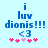Pixelated blue text on light cyan background with pink and white symbols below, showing two variations of the same design.