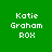 Green background with white pixelated text "Katie Graham ROX" arranged in four , each featuring a different light green highlight on one line of the text