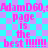 Pixelated text repeats across a cyan and purple checkered background with pink lettering.