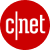 Red circular icon with white text 'c|net' featuring a vertical bar separating 'c' from 'net' on a gray background.