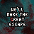 Pixelated text 'HE'LL MAKE THE GREAT ESCAPE' on a blurred background with color variations in the word 'GREAT'.