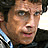 A red background displays a sequence of six cropped facial images of a man in a striped shirt, with text reading "STARSky & HUTCH" at the bottom.