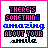 Pixelated text animation displays 'THERE'S SOMETHING AMAZING ABOUT YOUR SMILE' with color shifts